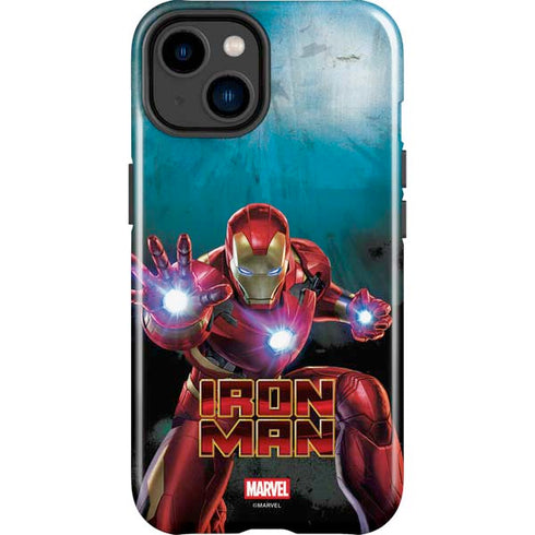 Marvel Iron Man Repulsor Blast iPhone 15 Impact Case