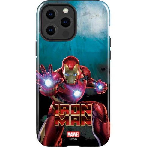 Marvel Iron Man Repulsor Blast iPhone 15 Pro Max Impact Case