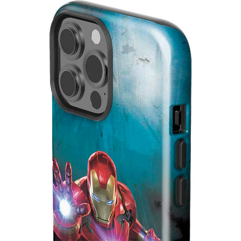 Marvel Iron Man Repulsor Blast iPhone 15 Pro Max Impact Case