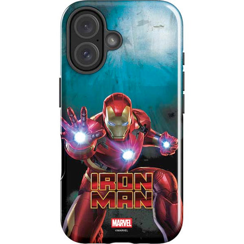Marvel Iron Man Repulsor Blast iPhone 16 Impact Case