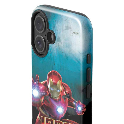 Marvel Iron Man Repulsor Blast iPhone 16 Impact Case