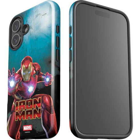 Marvel Iron Man Repulsor Blast iPhone 16 Plus Impact Case