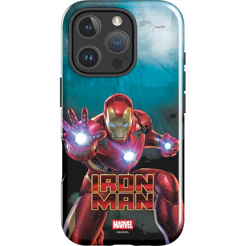 Marvel Iron Man Repulsor Blast iPhone 16 Pro Impact Case