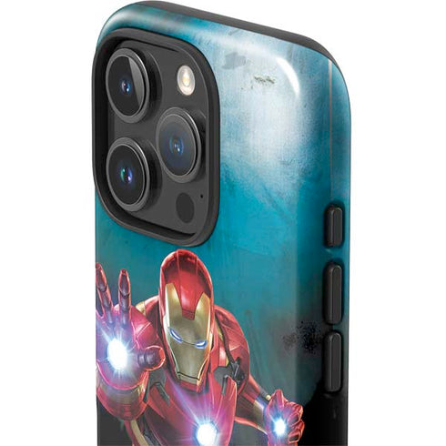 Marvel Iron Man Repulsor Blast iPhone 16 Pro Impact Case