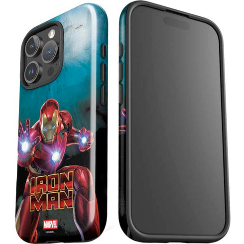Marvel Iron Man Repulsor Blast iPhone 16 Pro Impact Case