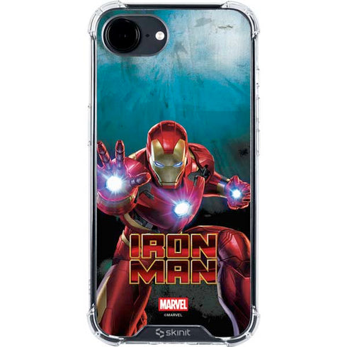 Marvel Iron Man Repulsor Blast iPhone 16e Clear Case