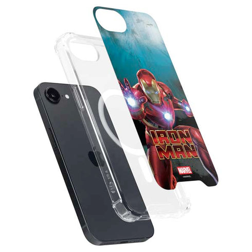 Marvel Iron Man Repulsor Blast iPhone 16e MagSafe Case