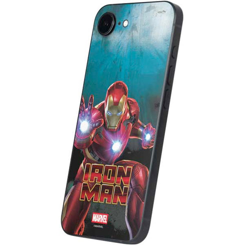 Marvel Iron Man Repulsor Blast iPhone 16e Skin