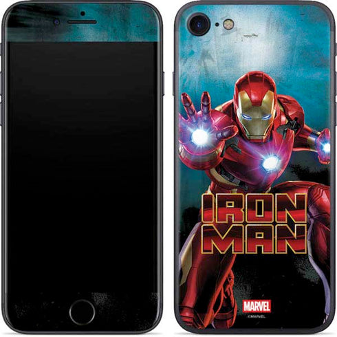 Marvel Iron Man Repulsor Blast iPhone SE (2nd & 3rd Gen) Skin