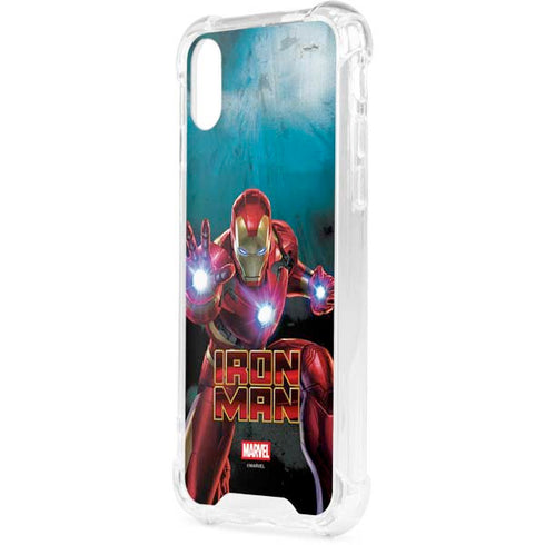 Marvel Iron Man Repulsor Blast iPhone XS Clear Case