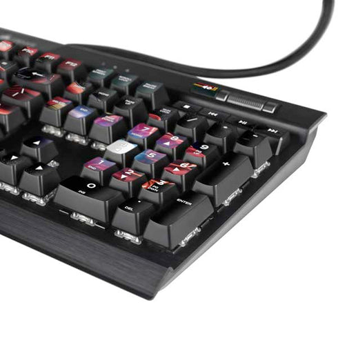 Marvel Iron Man Repulsor Blast K95 RGB PLATINUM Mechanical Gaming Keyboard Skin