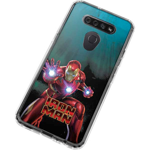 Marvel Iron Man Repulsor Blast LG K51/Q51 Clear Case