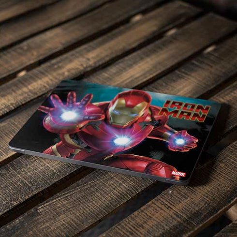 Marvel Iron Man Repulsor Blast Apple MacBook Air Skin