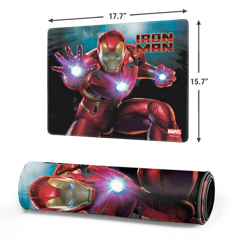 Marvel Iron Man Repulsor Blast Gaming Mouse Pad