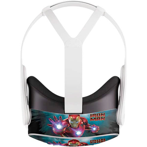 Marvel Iron Man Repulsor Blast Meta Quest 3S Skin