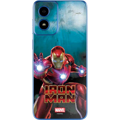 Marvel Iron Man Repulsor Blast Moto G Play 4G (2024) Skin