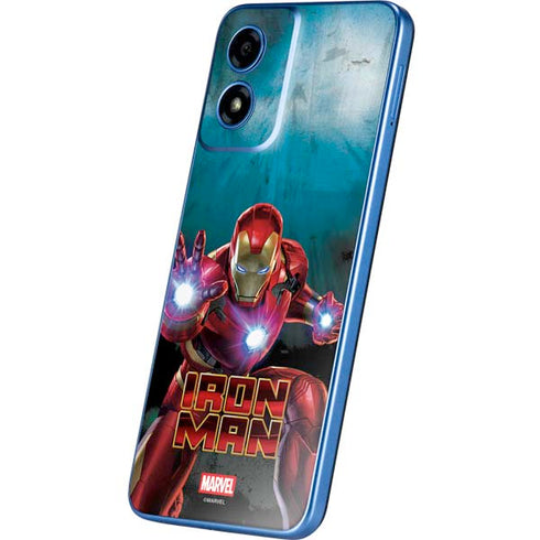 Marvel Iron Man Repulsor Blast Moto G Play 4G (2024) Skin