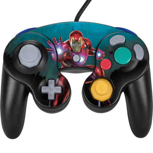 Marvel Iron Man Repulsor Blast Nintendo GameCube Controller Skin