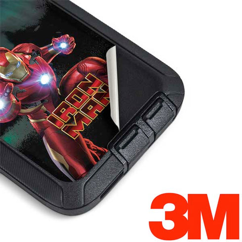 Marvel Iron Man Repulsor Blast Otterbox Defender Galaxy Skin