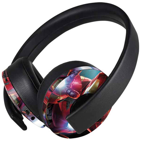 Marvel Iron Man Repulsor Blast PlayStation 4 Gold Wireless Headset Skin