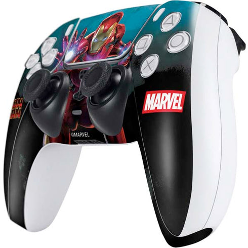 Marvel Iron Man Repulsor Blast PS5 Controller Skin