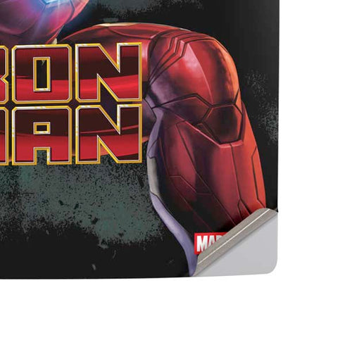 Marvel Iron Man Repulsor Blast PS5 Slim Digital Edition Console Skin