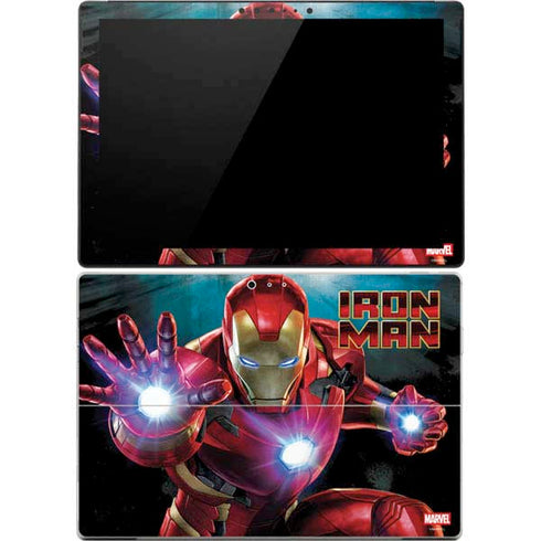 Marvel Iron Man Repulsor Blast Surface Pro 4 Skin