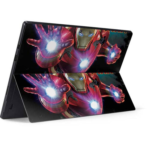 Marvel Iron Man Repulsor Blast Surface Pro 7 Skin