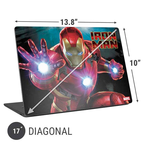 Marvel Iron Man Repulsor Blast Universal Laptop 17in (13.8 x 10in) Skin