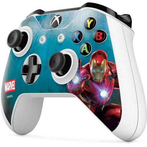 Marvel Iron Man Repulsor Blast Xbox One S All-Digital Edition Bundle Skin