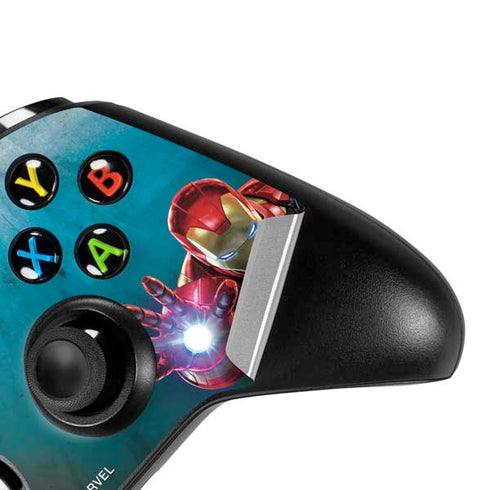 Marvel Iron Man Repulsor Blast Xbox One S Controller Skin