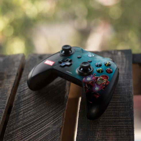 Marvel Iron Man Repulsor Blast Xbox One X Controller Skin