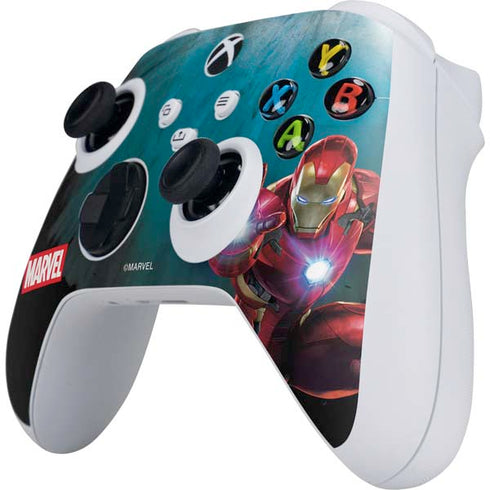 Marvel Iron Man Repulsor Blast Xbox Series S Controller Skin