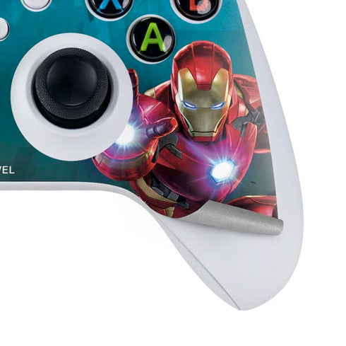Marvel Iron Man Repulsor Blast Xbox Series S Controller Skin