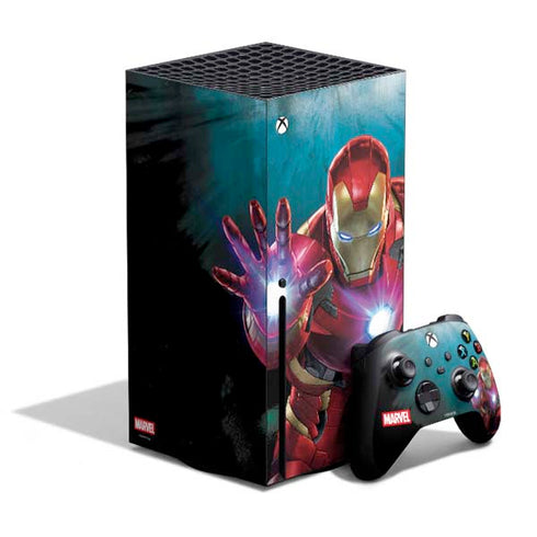 Marvel Iron Man Repulsor Blast Xbox Series X Bundle Skin