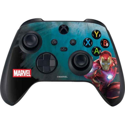Marvel Iron Man Repulsor Blast Xbox Series X Controller Skin