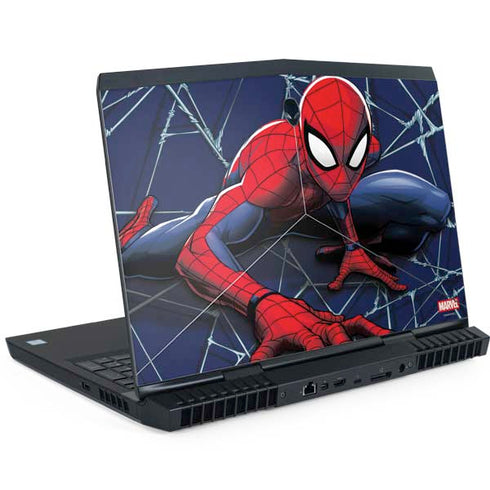 Marvel Spiderman Crawling Spiderman Dell Alienware Skin