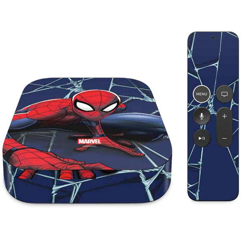 Marvel Spiderman Crawling Spiderman Apple TV Skin