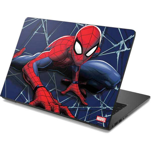 Marvel Spiderman Crawling Spiderman Dell Chromebook Skin