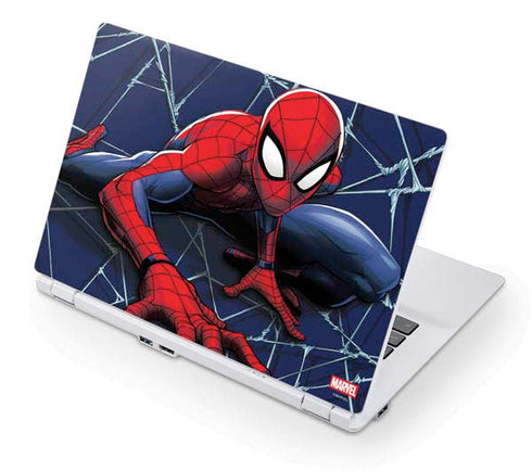 Marvel Spiderman Crawling Spiderman Acer Chromebook Skin