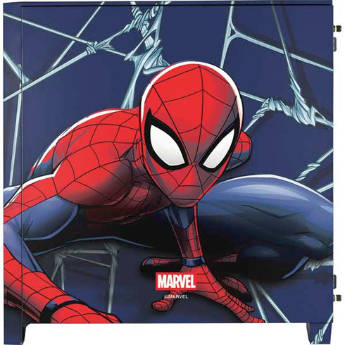 Marvel Spiderman Crawling Spiderman Corsair 4000D Tempered Glass Mid-Tower ATX Case Skin