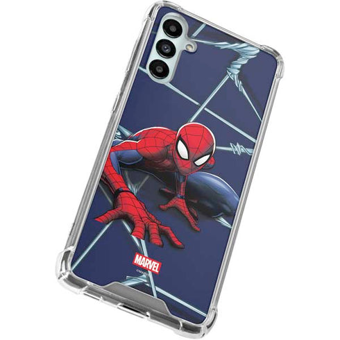Marvel Spiderman Crawling Spiderman Galaxy A15 5G Clear Case