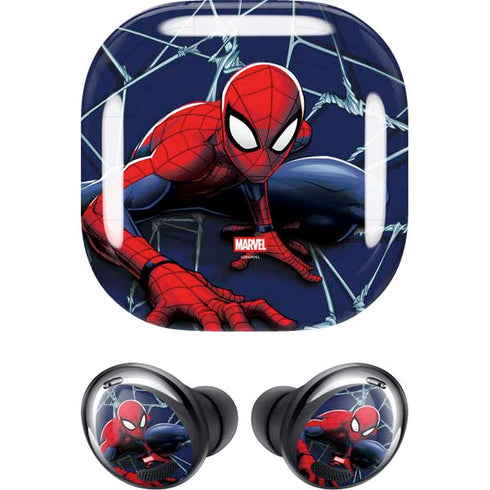 Marvel Spiderman Crawling Spiderman Galaxy Buds Pro Skin