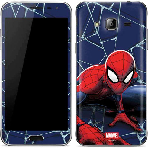 Marvel Spiderman Crawling Spiderman Galaxy J3 Skin