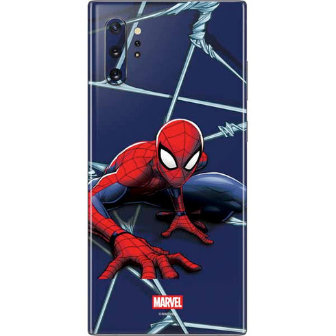 Marvel Spiderman Crawling Spiderman Galaxy Note 10 Plus Skin