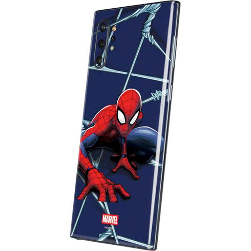 Marvel Spiderman Crawling Spiderman Galaxy Note 10 Plus Skin