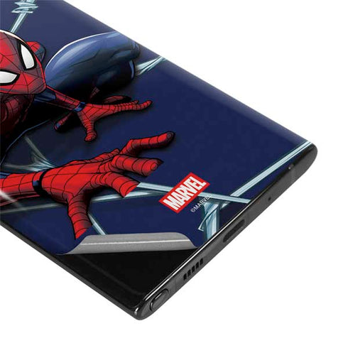 Marvel Spiderman Crawling Spiderman Galaxy Note 10 Skin