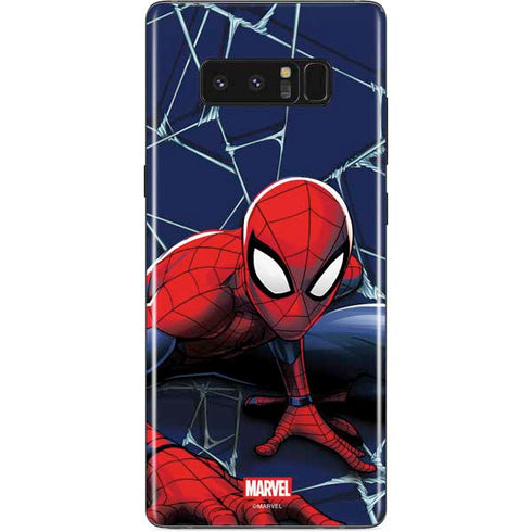 Marvel Spiderman Crawling Spiderman Galaxy Note 8 Skin