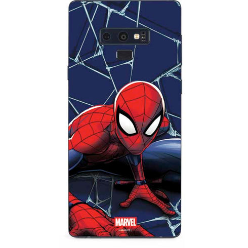 Marvel Spiderman Crawling Spiderman Galaxy Note 9 Skin