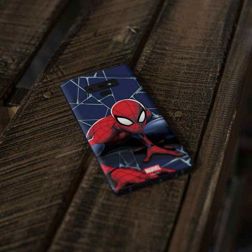 Marvel Spiderman Crawling Spiderman Galaxy Note 9 Skin
